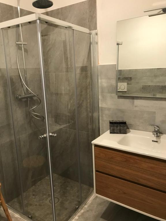 A bathroom at Il fienile b&b