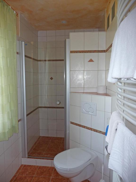 Kúpeľňa v ubytovaní Ferienhotel Herzog