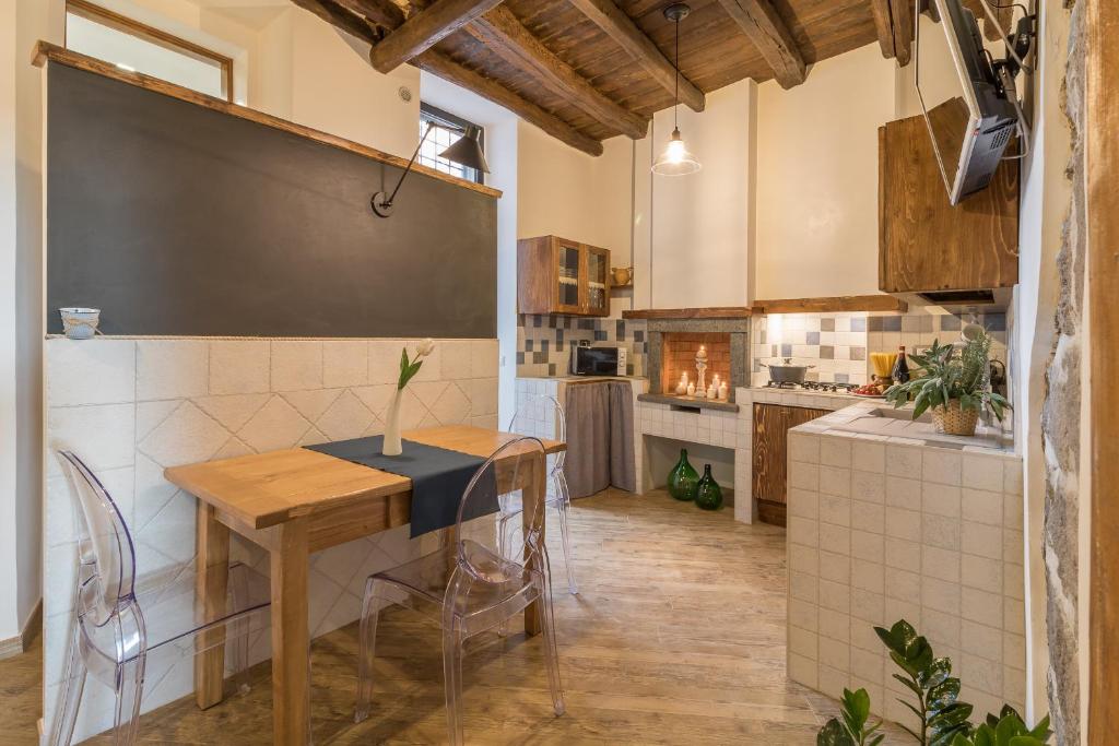 Kuchyň nebo kuchyňský kout v ubytování Casa Claudia