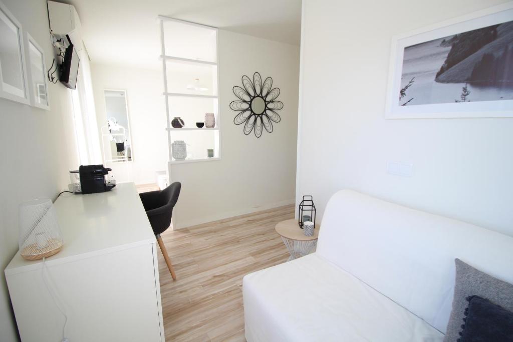 Posezení v ubytování JR Studios & Suites I Rius I