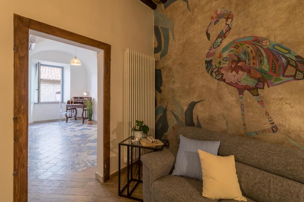 Posezení v ubytování Casa Claudia