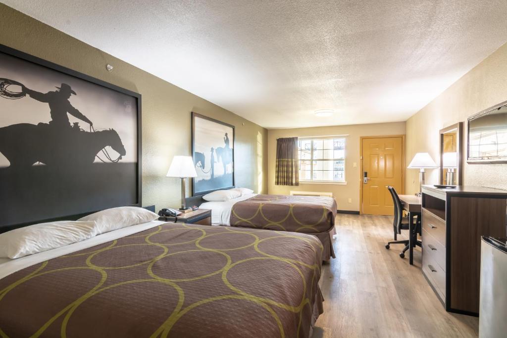 Super 8 Dallas East Near Fair Park Downtown - Chambre Queen Avec Deux Lits Queen - Fumer