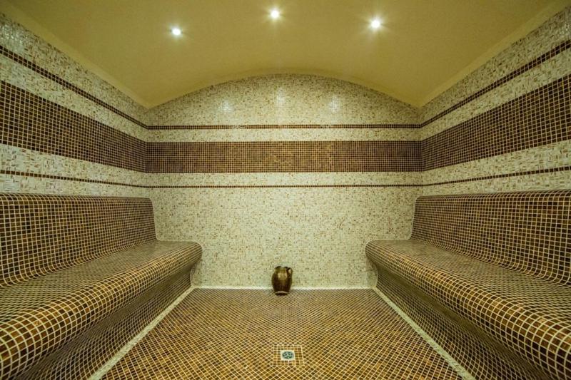 Posezení v ubytování Hotel Leshten