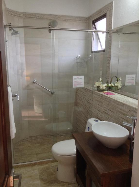 Koupelna v ubytování HOTEL LA POSADA DEL ZAGUÁN