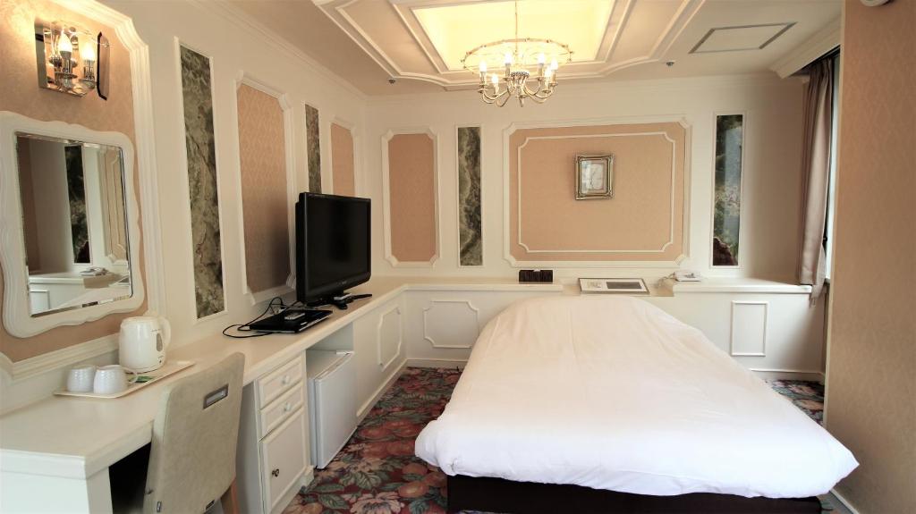 TV a/nebo společenská místnost v ubytování Royal Hotel Shinokubo