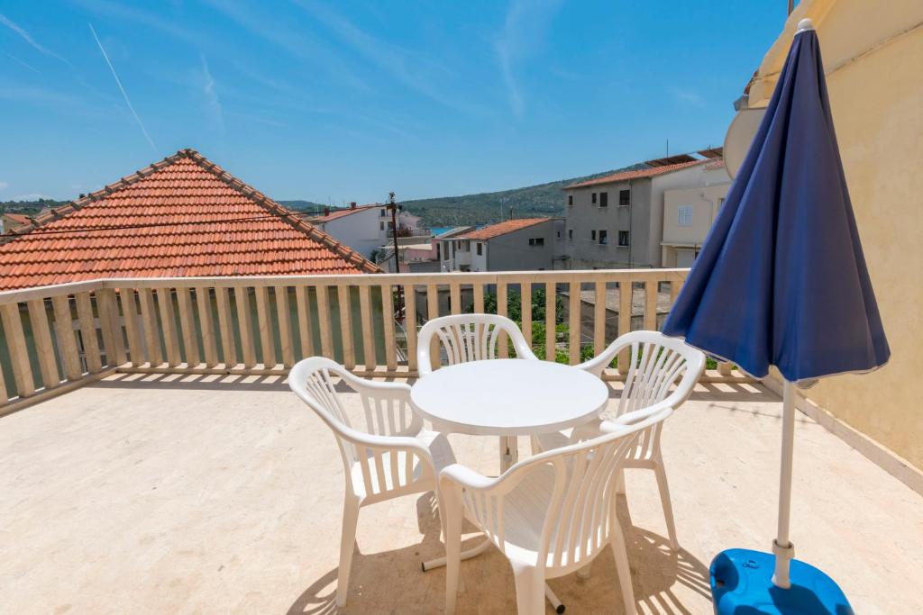 Balkón nebo terasa v ubytování Apartment Smiljan