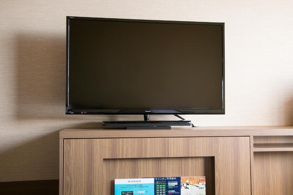 TV a/nebo společenská místnost v ubytování GRANDVRIO HOTEL NARA -WAKURA- -ROUTE INN HOTELS-