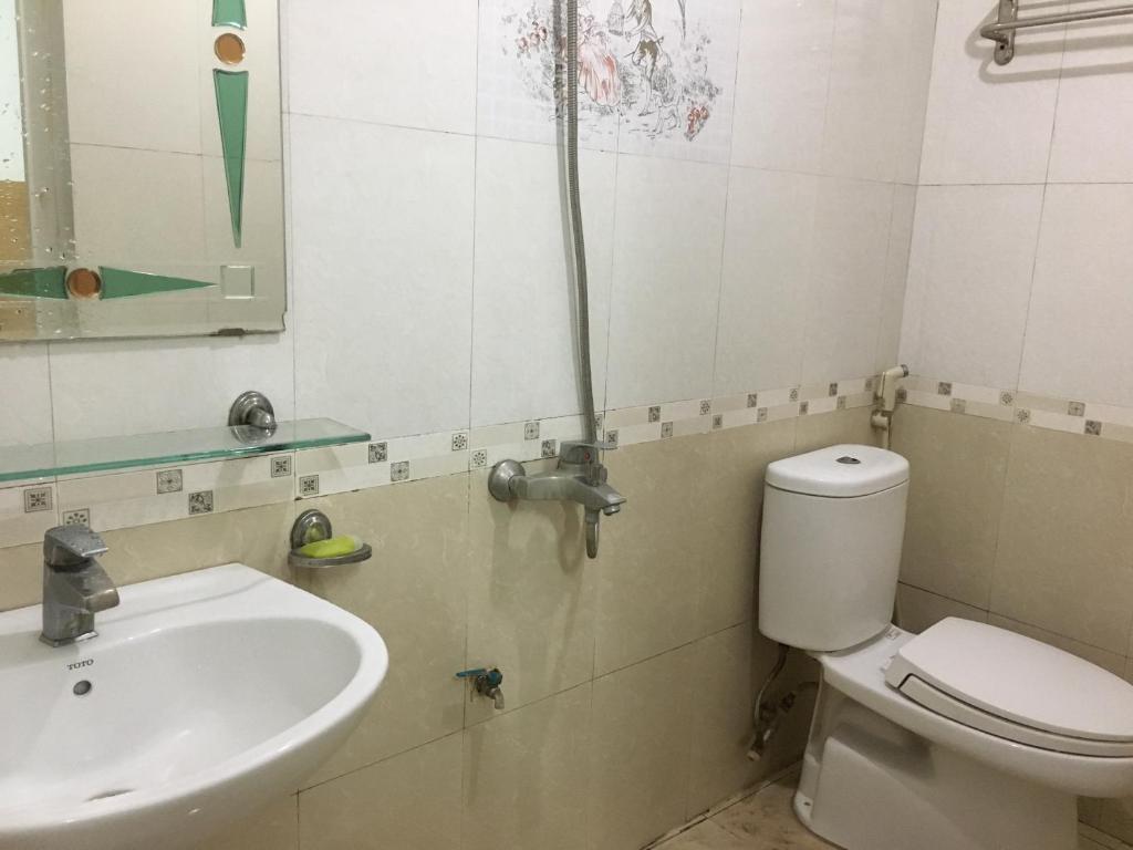 Koupelna v ubytování Hotel Hoang Gia