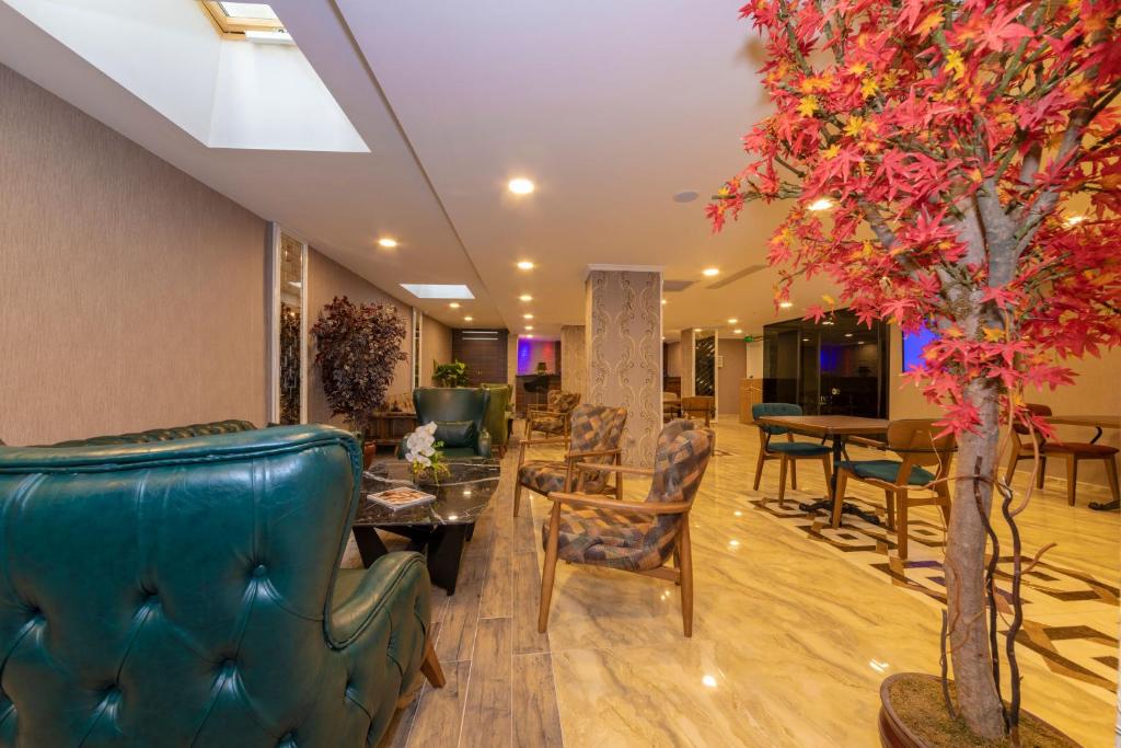 TV a/nebo společenská místnost v ubytování Vision Deluxe Hotel