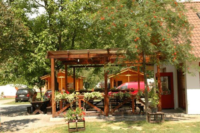 Zahrada ubytování Camping Matyáš