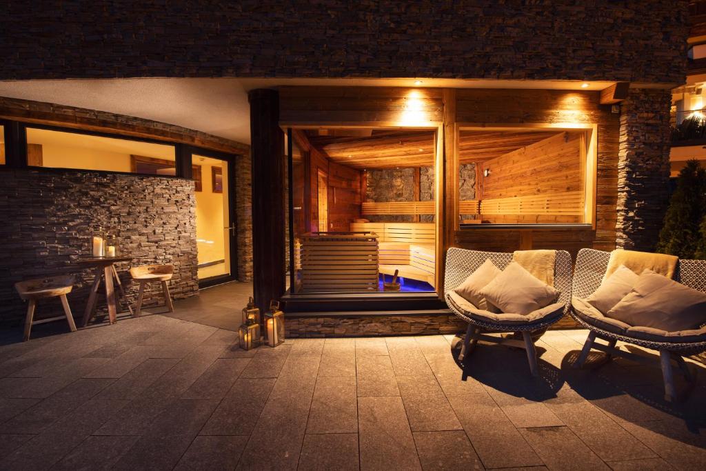 Posezení v ubytování Premium Activehotel Bergkönig