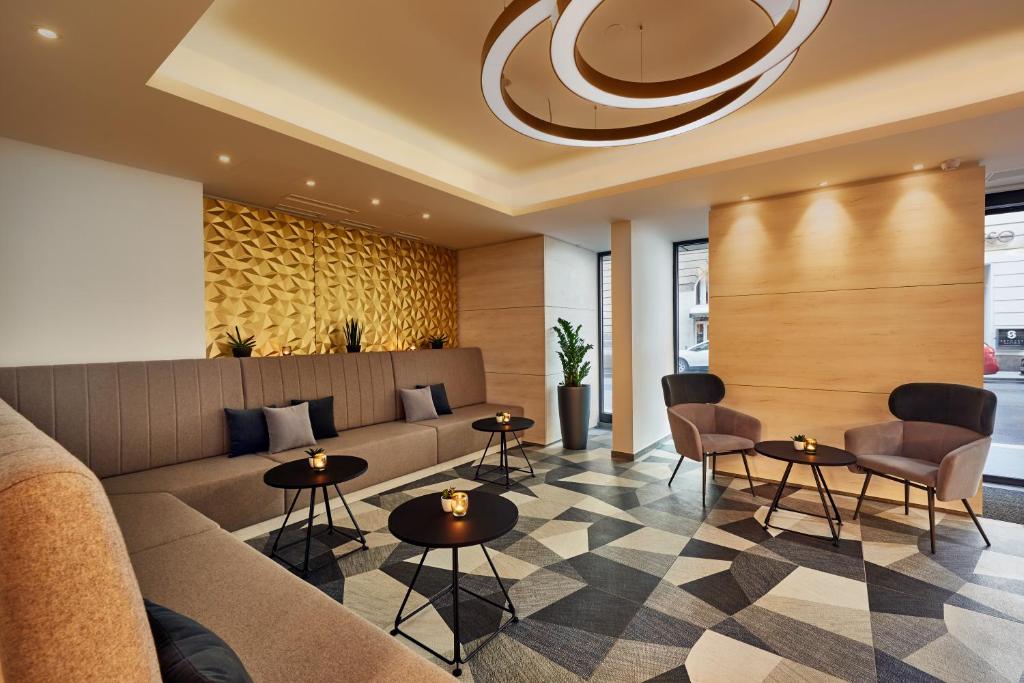 Posezení v ubytování H+ Hotel Wien