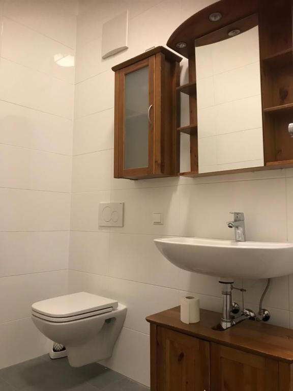 Kúpeľňa v ubytovaní City Center Studio