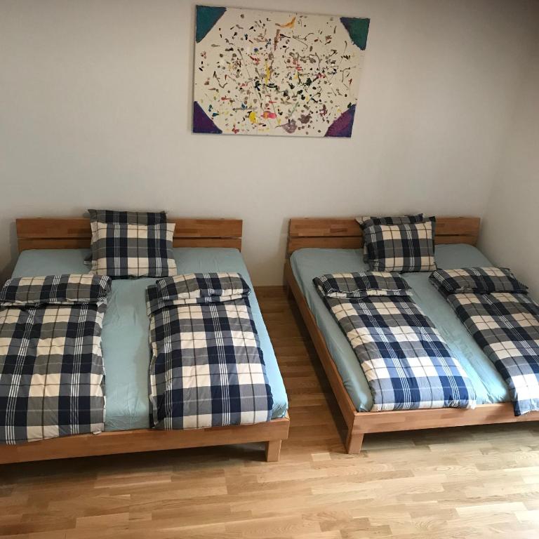Posteľ alebo postele v izbe v ubytovaní City Center Studio