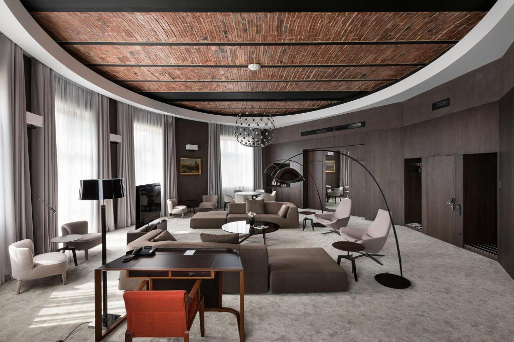 Posezení v ubytování BANKHOTEL