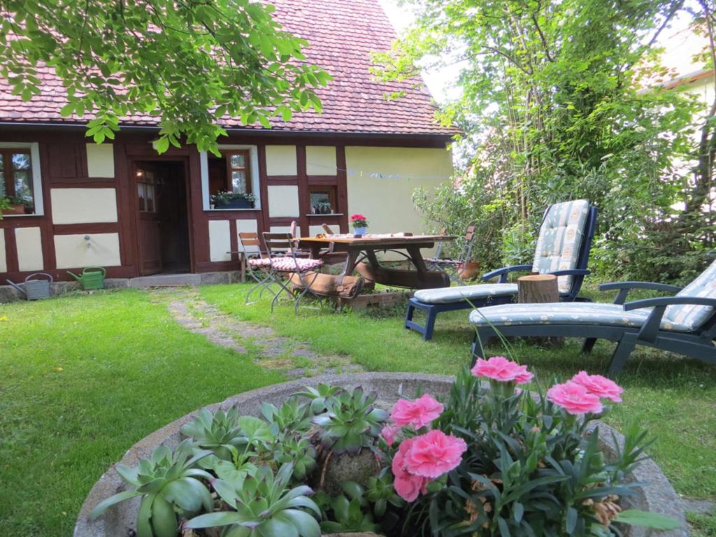Zahrada ubytování Ferienhaus Pfeiffer