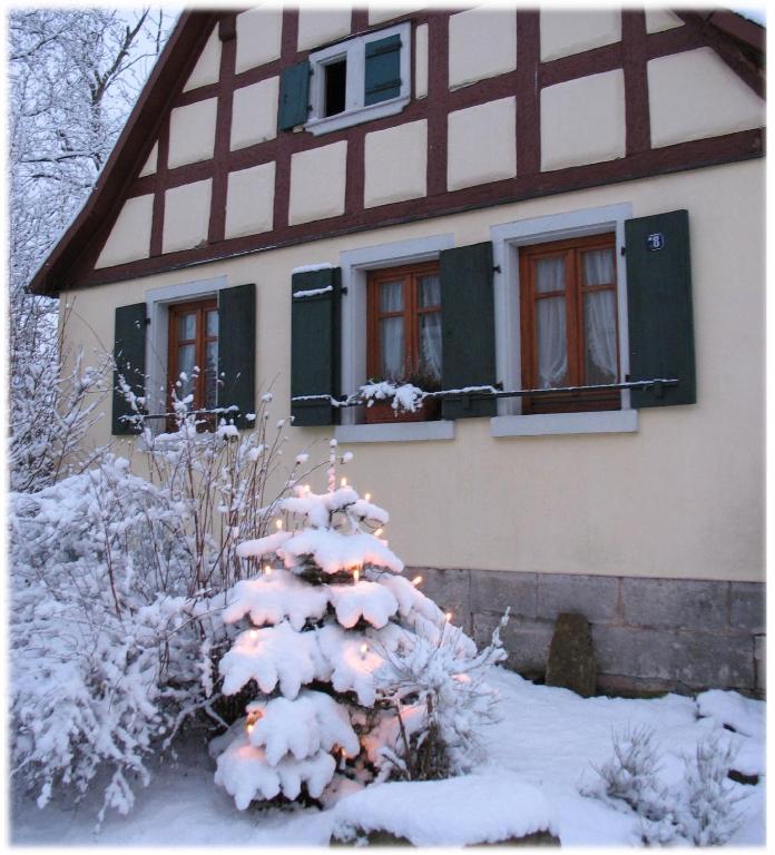 Ferienhaus Pfeiffer v zimě