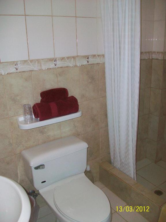 Koupelna v ubytování Hostal Cabañas Vistamar