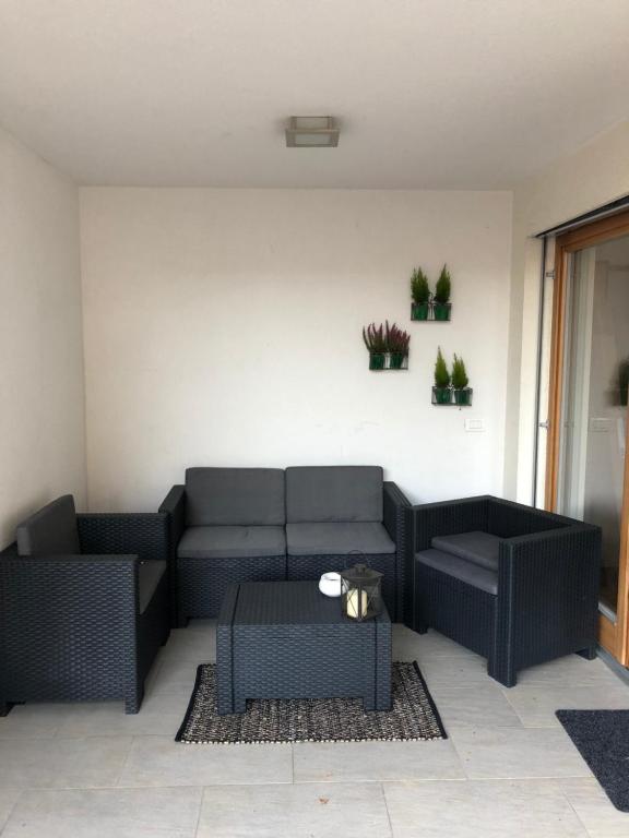 Część wypoczynkowa w obiekcie Apartment Himmelreich