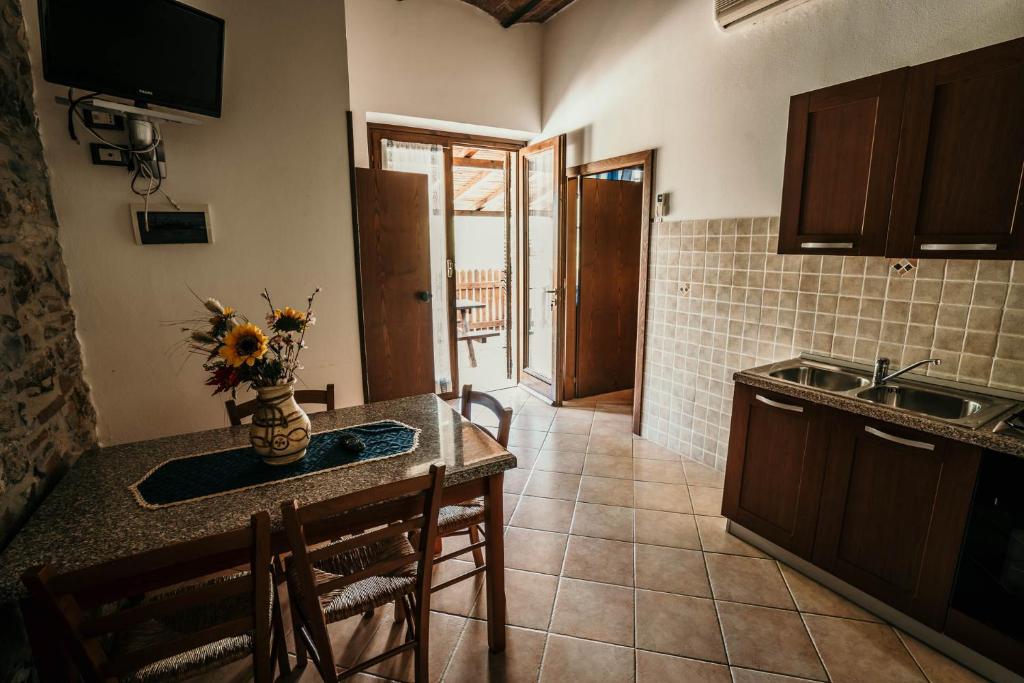 Kuchnia lub aneks kuchenny w obiekcie Casa Vacanze Ribocchi