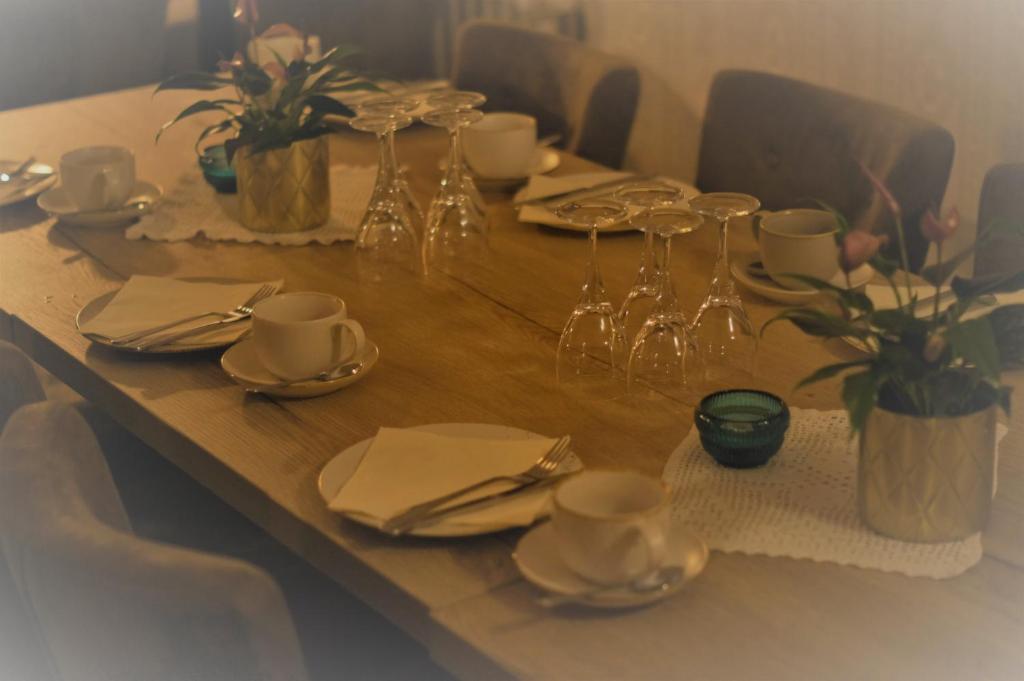 Nápoje v ubytování Hotel Stadtvilla Laux