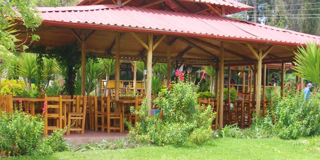 Zahrada ubytování Naturaleza Muisca