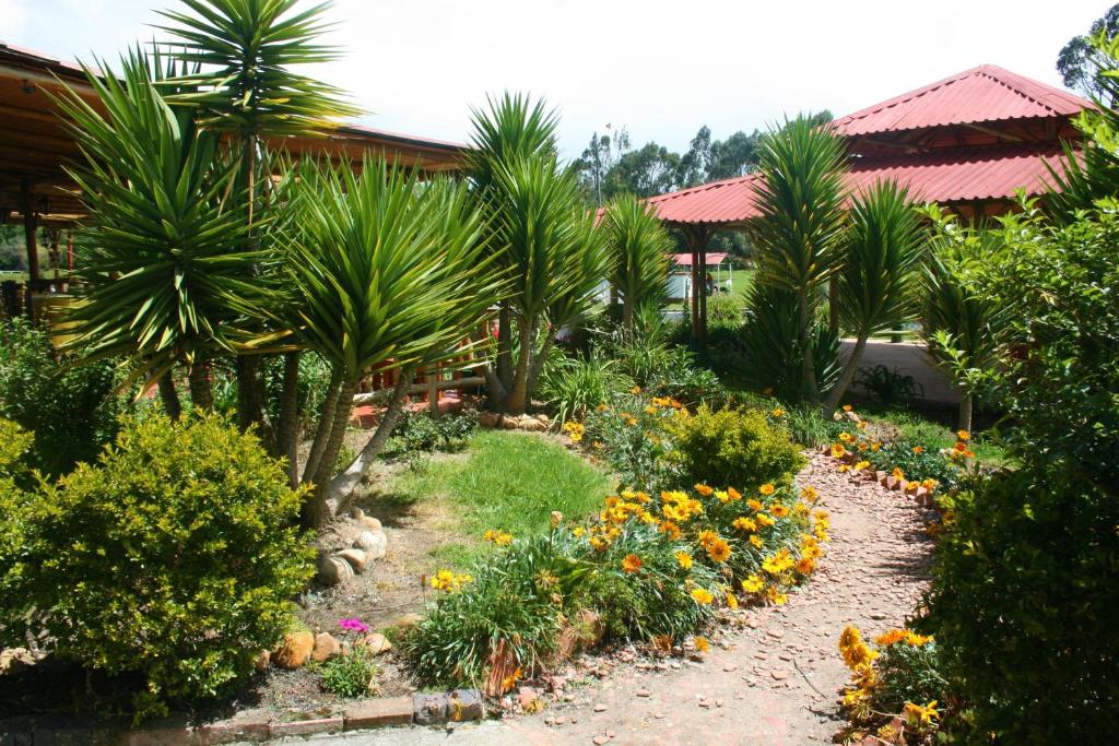 Zahrada ubytování Naturaleza Muisca