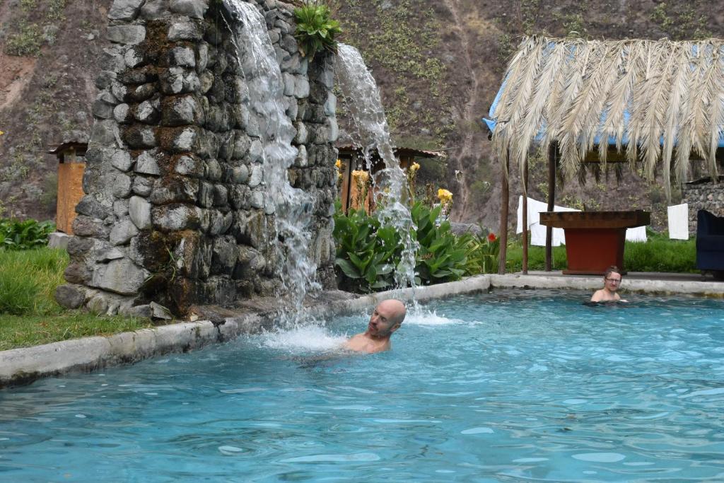 Bazén v ubytování Oasis Paraiso Ecolodge nebo v jeho okolí