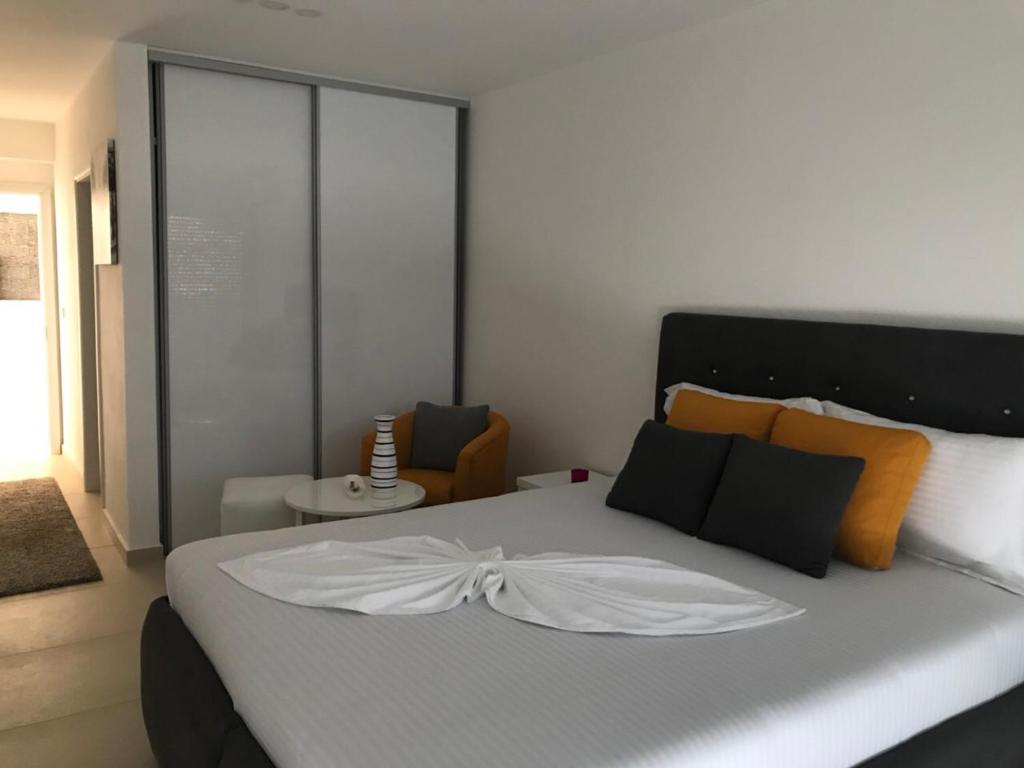 Uma cama ou camas num quarto em Villa la vie