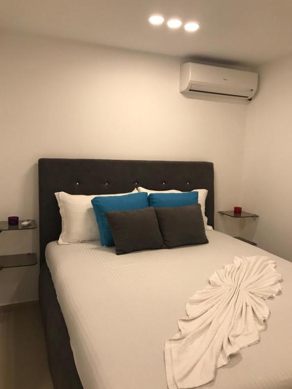 Uma cama ou camas num quarto em Villa la vie