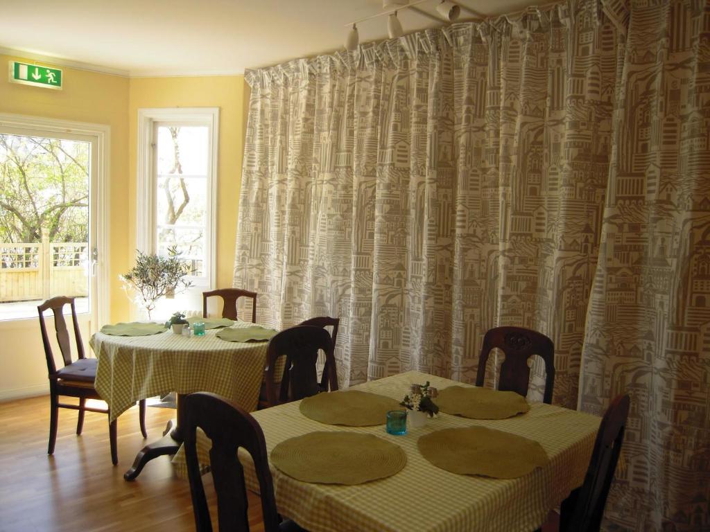Posezení v ubytování Borgs Villahotell och B&B