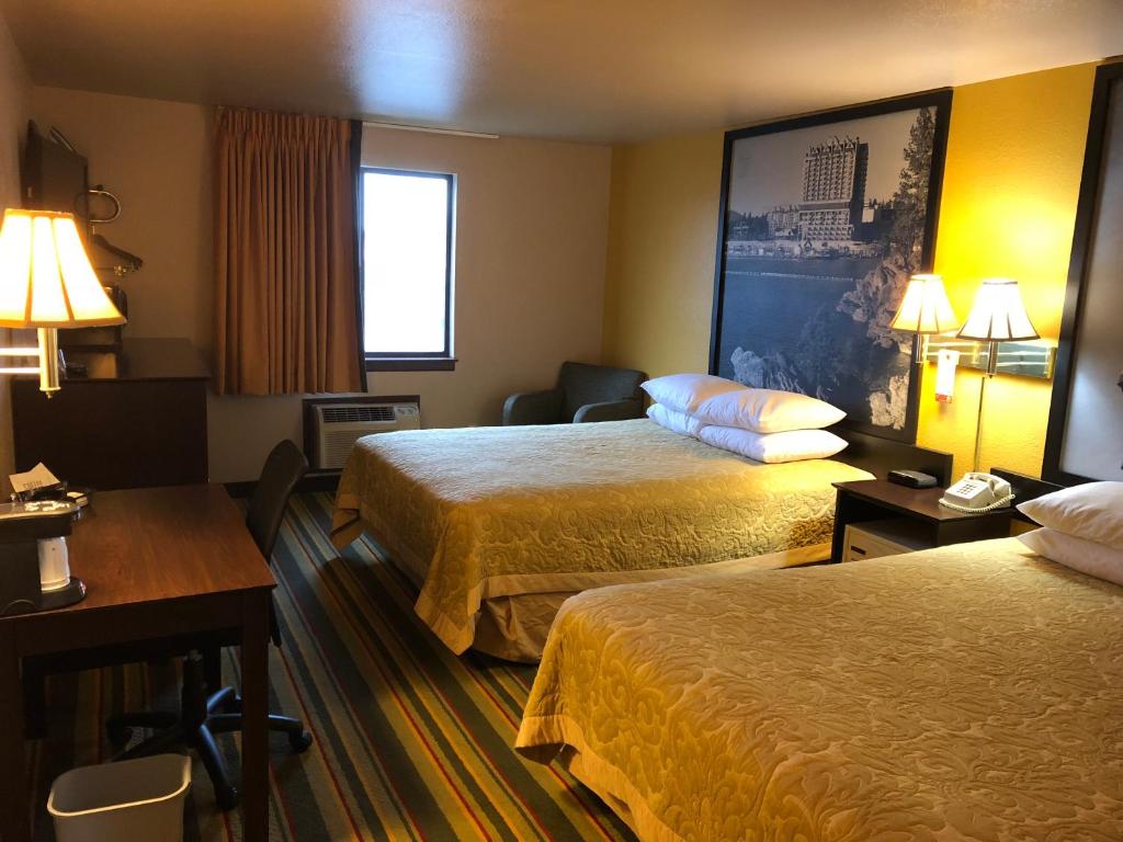 Super 8 by Wyndham Coeur d'Alene - Chambre Queen Avec Deux Lits Queen - Non-fumeur