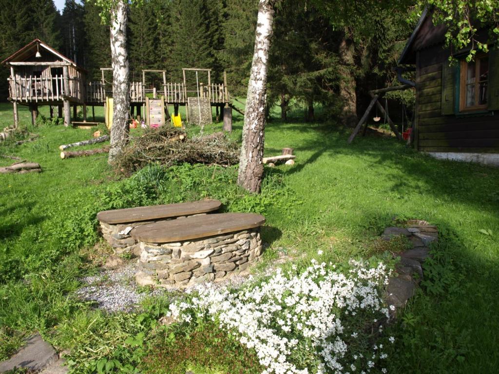 Zahrada ubytování Chata Pod Koberštejnem