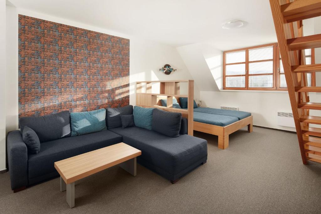 Posezení v ubytování Wellness Hotel Říčky