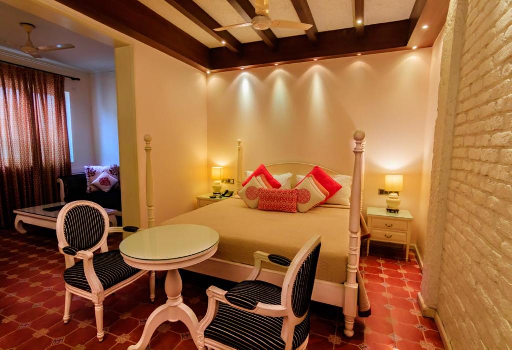 Posezení v ubytování Hotel Ajanta - Colonial Charm Award Winning Luxury Hotel in the Heart of the City