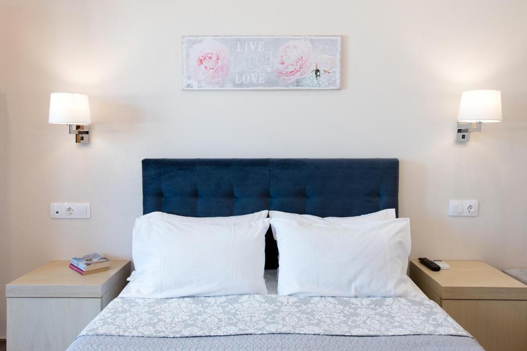 Letto o letti in una camera di Anita