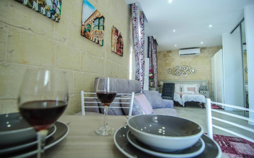 Posezení v ubytování Santa Lucia B & B Suite