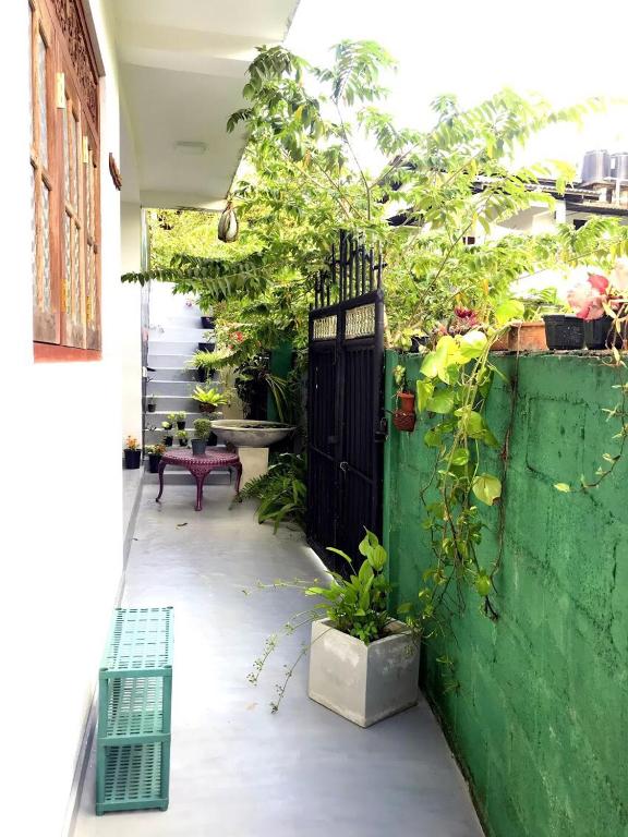 Zahrada ubytování Monara Backpacker Inn Unawatuna