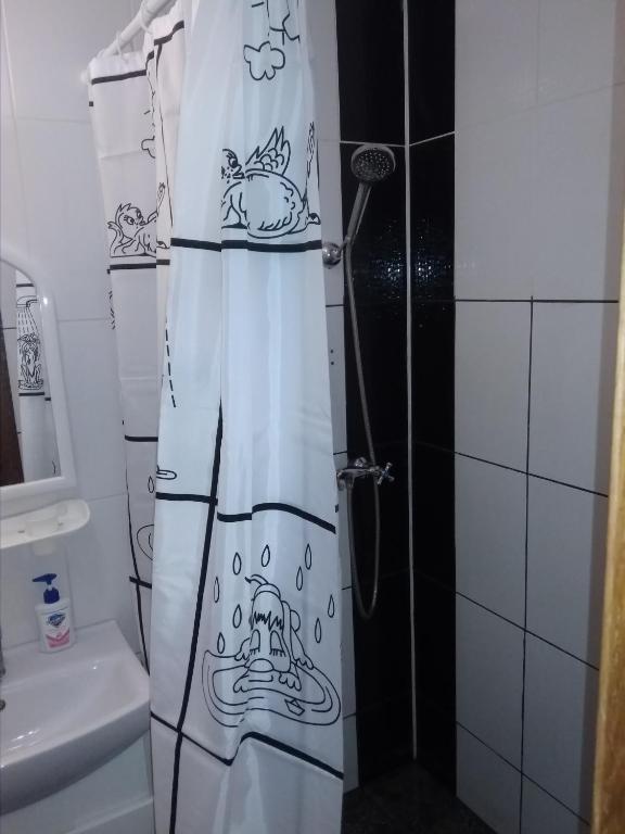 Koupelna v ubytování Rodina Hotel
