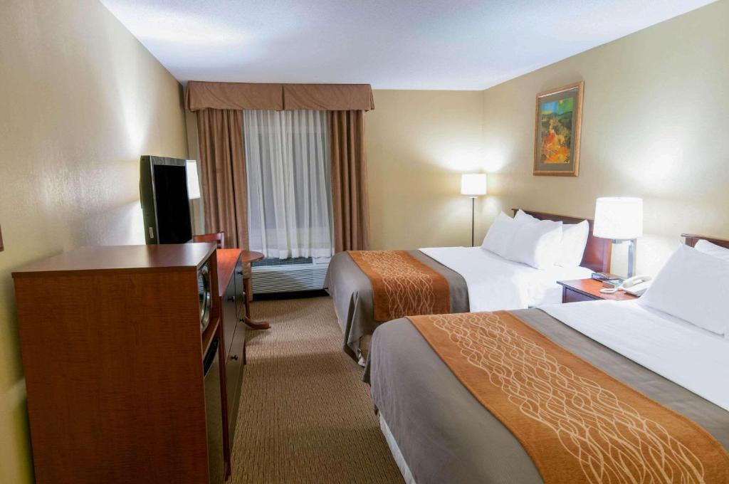 Comfort Inn Amish Country - 不吸烟的大号床，有两张大床