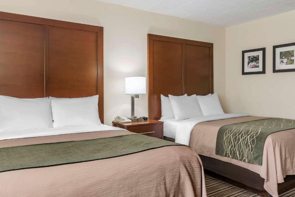 Postel nebo postele na pokoji v ubytování Comfort Inn - Pocono Mountains
