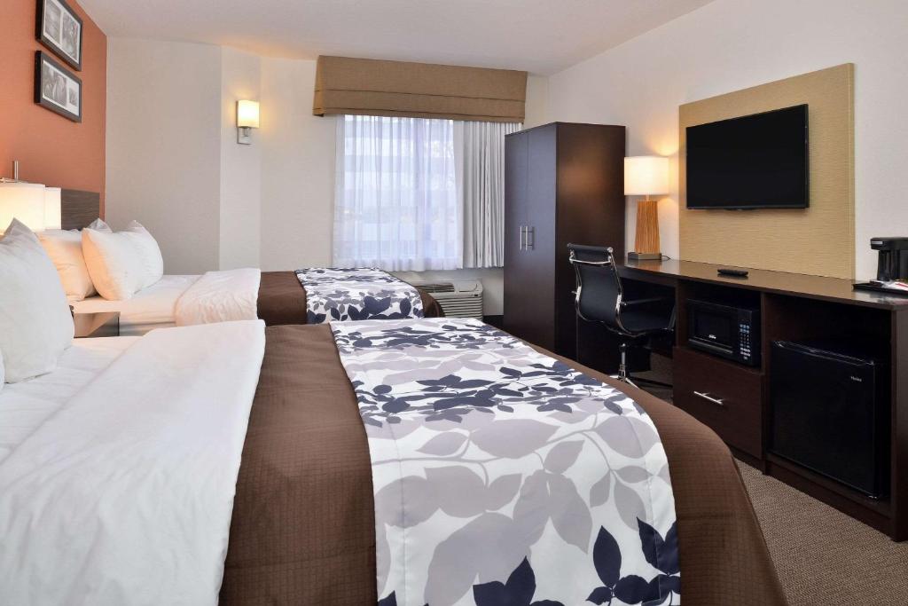 Sleep Inn Beaufort near MCAS - Chambre Queen Avec 2 Lits Queen-Size - Non-Fumeurs
