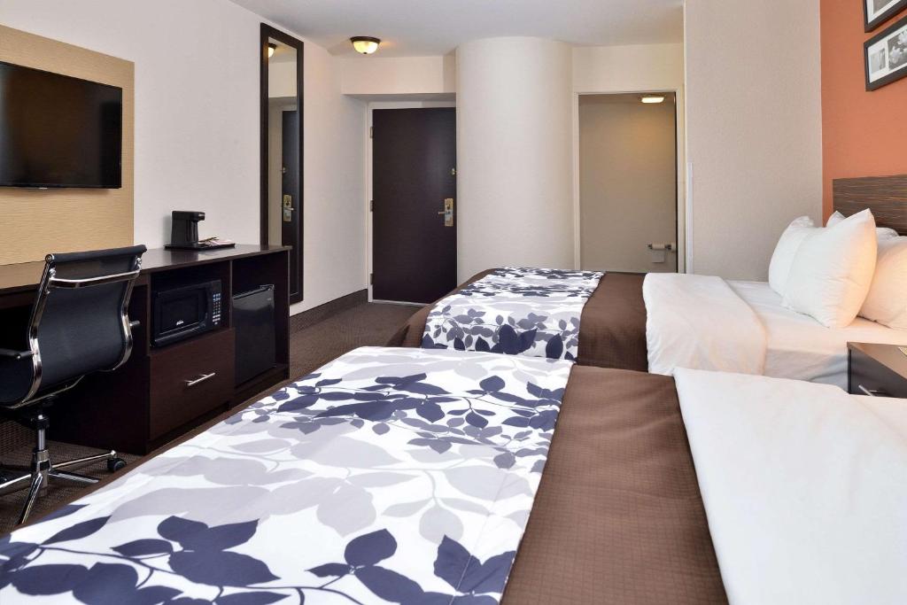 Sleep Inn Beaufort near MCAS - 景观大号床间 - 带两张大号床 - 禁烟