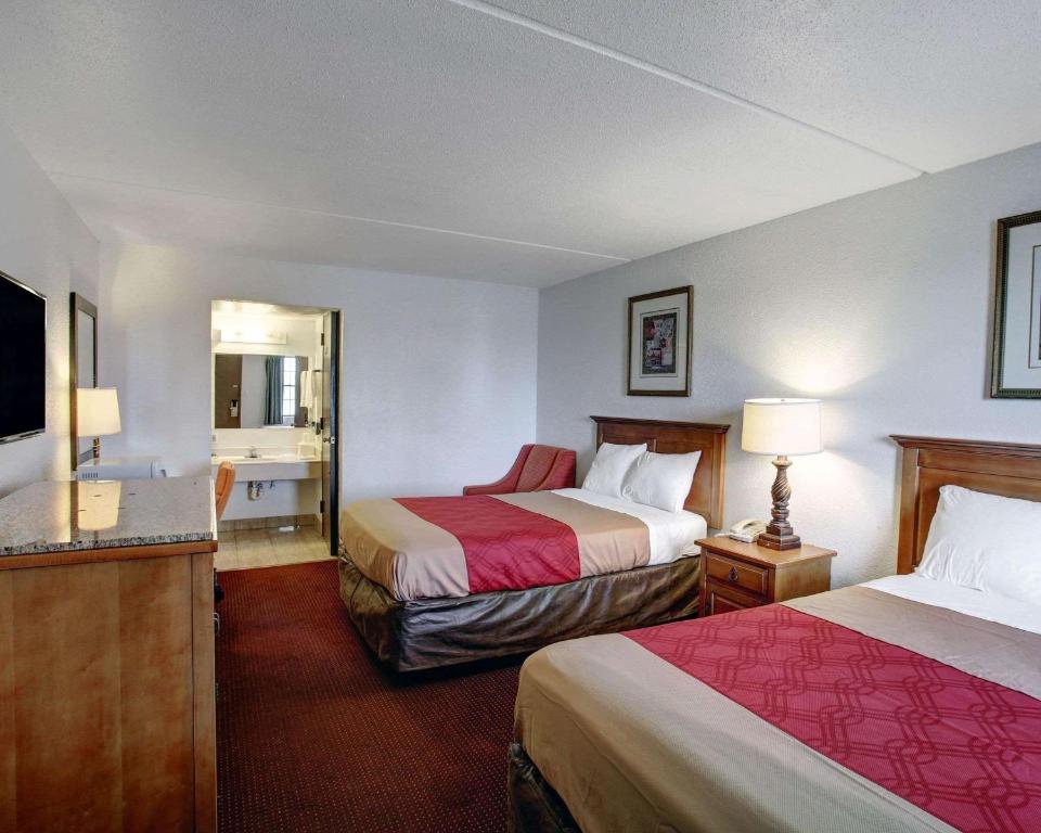 Rodeway Inn New Braunfels - San Antonio Area - Chambre Double Avec 2 Lits Doubles - Non-Fumeurs