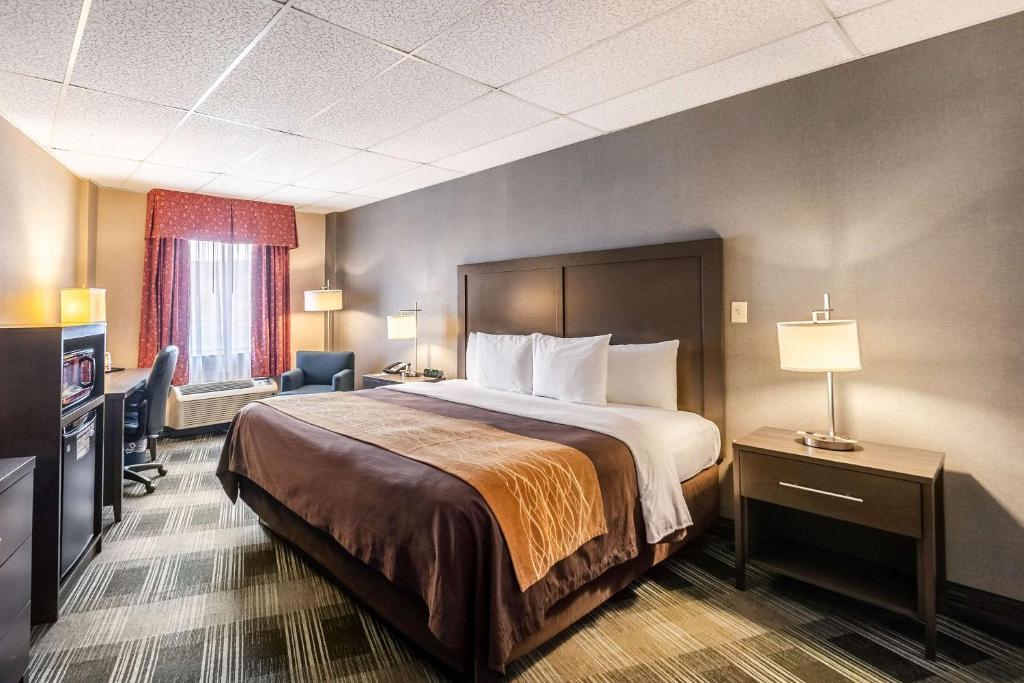 Comfort Inn Ballston - Standard Room With One King Bed - Courtyard View