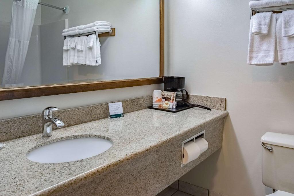 Koupelna v ubytování Quality Inn & Suites Vancouver North