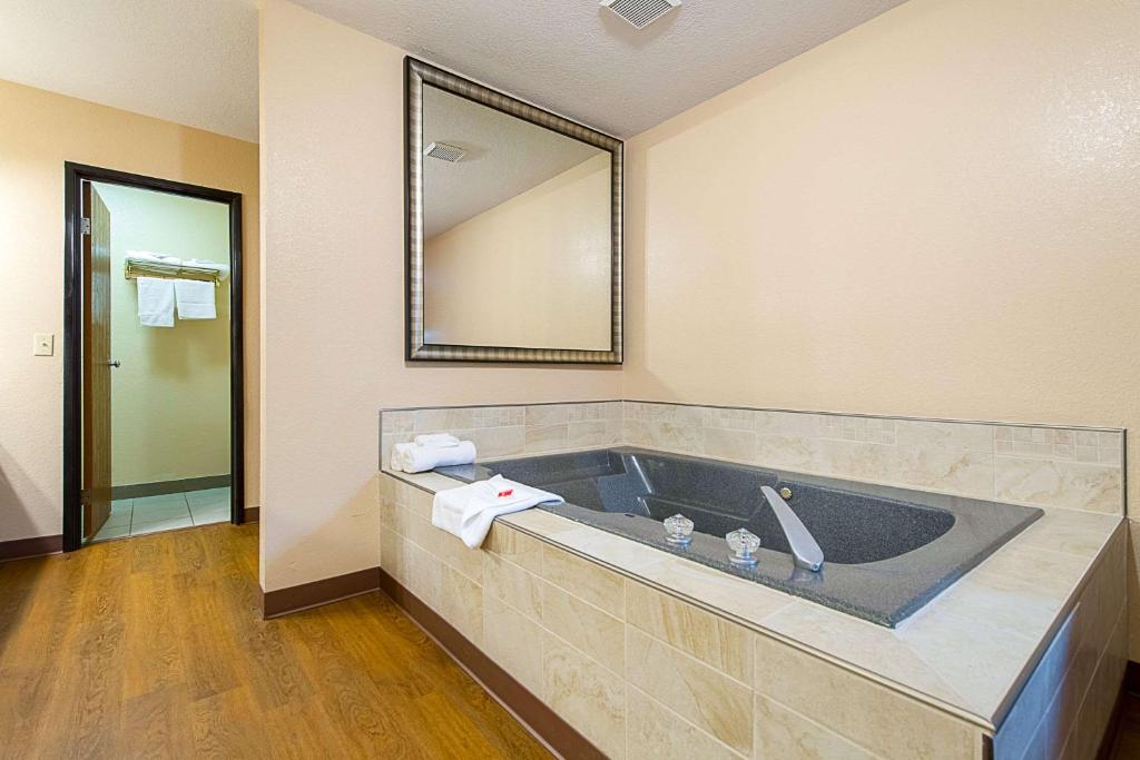 Koupelna v ubytování Econo Lodge