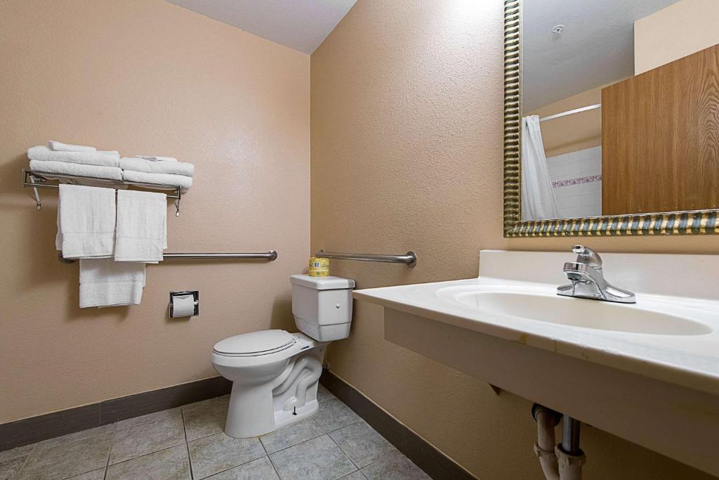 Koupelna v ubytování Econo Lodge