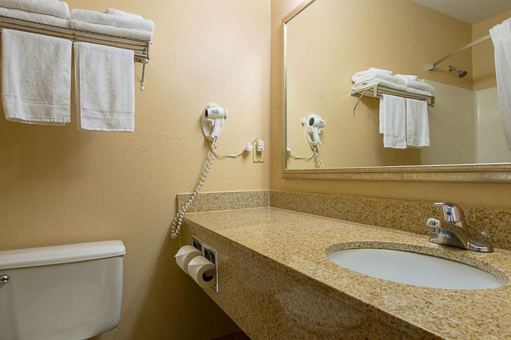 Koupelna v ubytování Econo Lodge