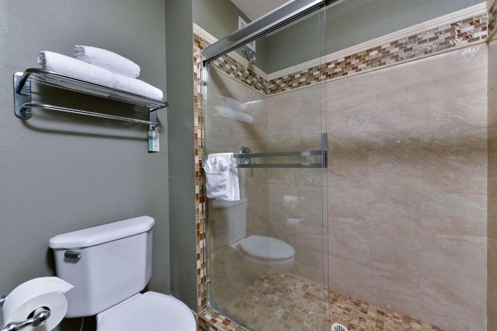 Koupelna v ubytování Comfort Suites Airport Tukwila Seattle